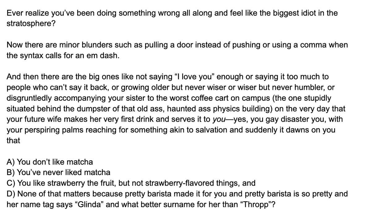 I realize that I have not been here in ages, and I have not written in EONS but after watching wicked for good, I am having feral #gelphie uni/coffee shop/modern au thoughts 💚🩷