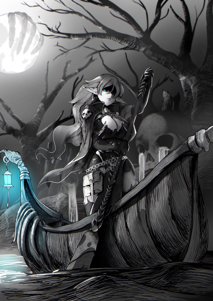 You see the ferrywoman coming for you, what's your next move? 💀🌊
🎨: RAITvisualworks