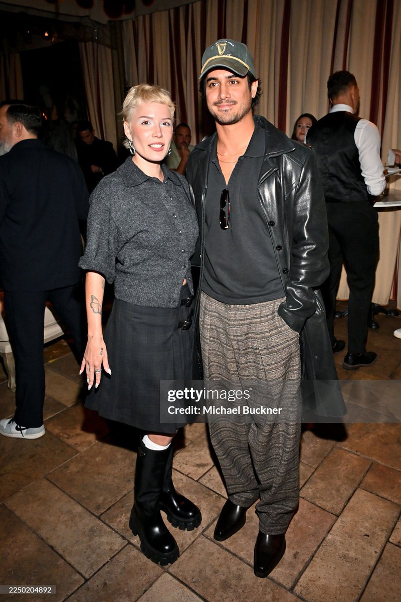 haIseylq's tweet photo. Halsey and Avan at the "Marty Supreme"  Premiere after party. https://t.co/EeNIXr7jHy