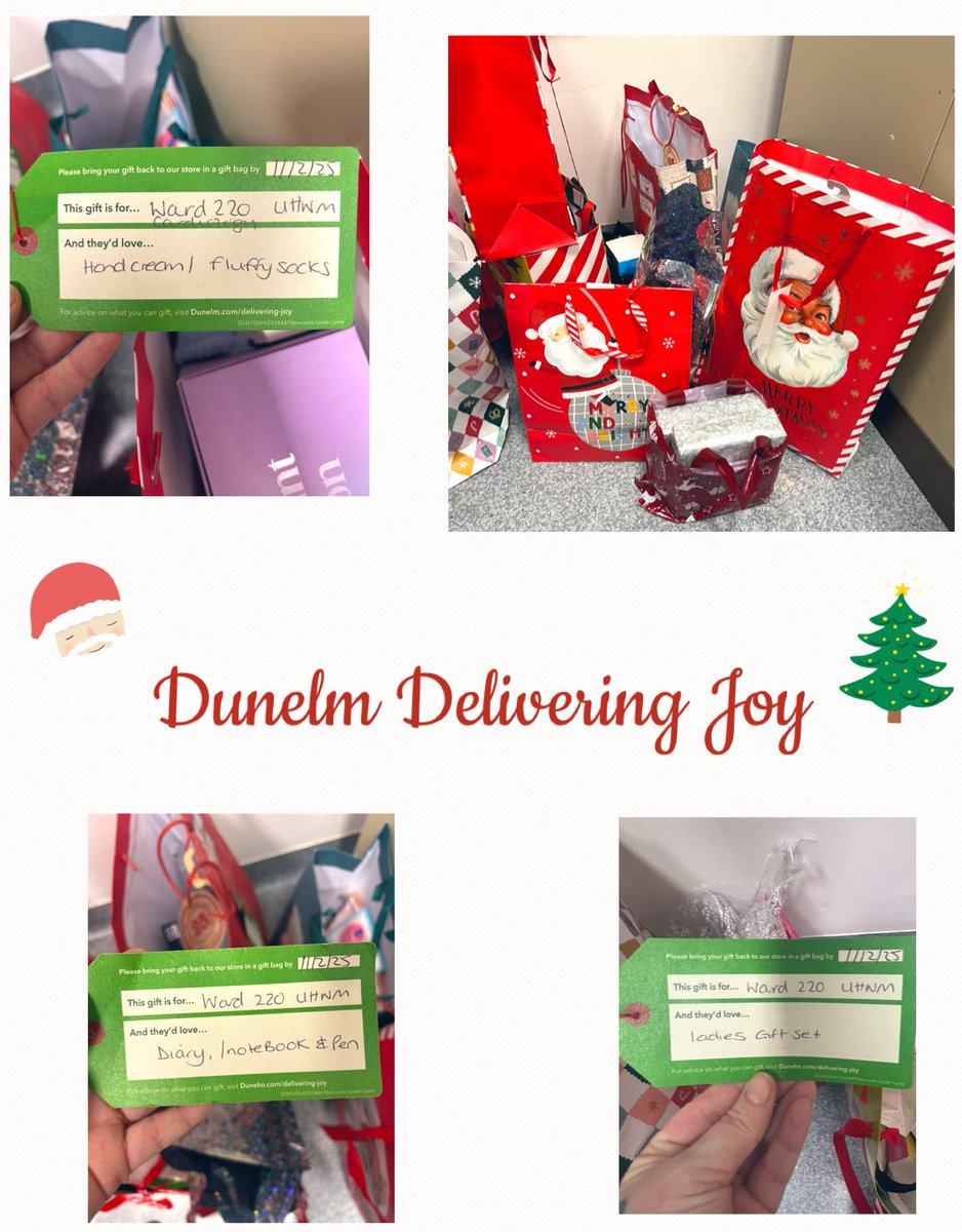 220UHNM's tweet image. A big thankyou to Dunelm and the public for the kind donations delivered yesterday to the Ward yesterday🎄 #NHS #UHNM #theheartcentre #cardiology #ward220 #proudtocare