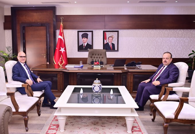 Aydın Cumhuriyet Başsavcısı Celal Tekin, Vali Yakup Canbolat’ı Ziyaret Etti