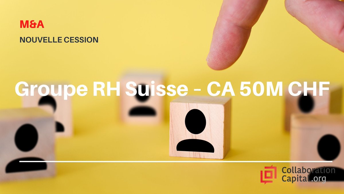 CollCapital's tweet photo. 👉Recherche de repreneurs -  Un groupe familial suisse, actif depuis plus de 20 ans, a su se démarquer en combinant expertise locale et présence internationale, avec plus de 250 consultants au service de grands comptes et multinationales.

https://t.co/MlpqSAlLx6 https://t.co/mJ1j6Ljttf