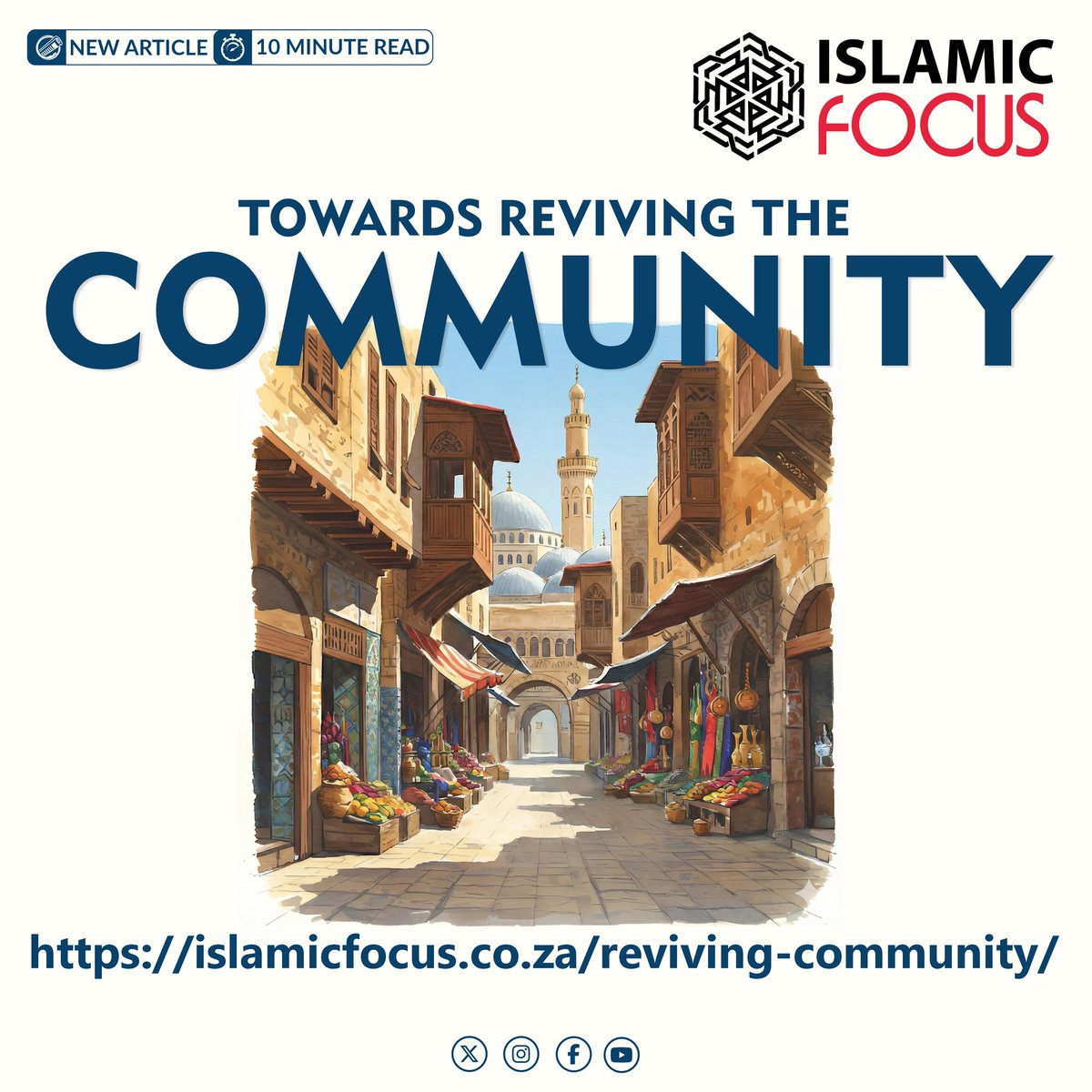 IslamicFocus's tweet image. #article | Towards Reviving the #Community
⏱️10-minute read

Reviving a community that works for the common good of all is a challenge we need to take up in the face of modernity.

islamicfocus.co.za/reviving-commu…