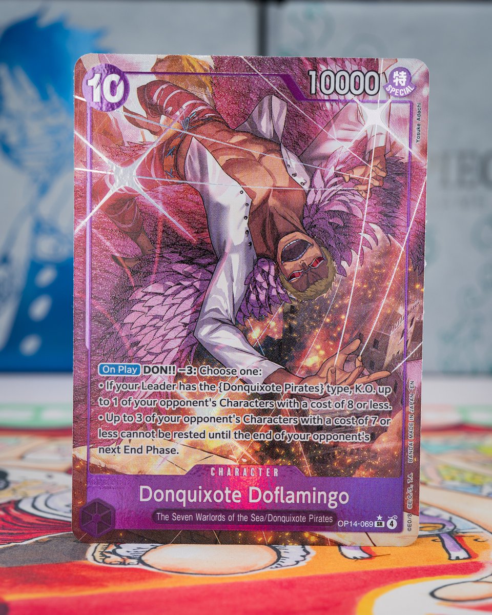 one piece card game donquixote doflamingo OP07-048 Donquixote Doflamingo Character Card – Don Games main image 0
