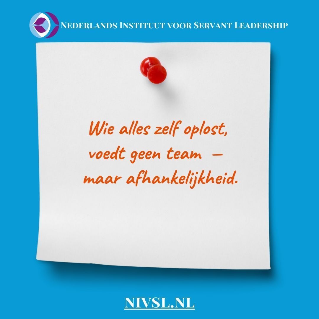 Nederlands Instituut voor Servant Leadership-NIVSL tweet media