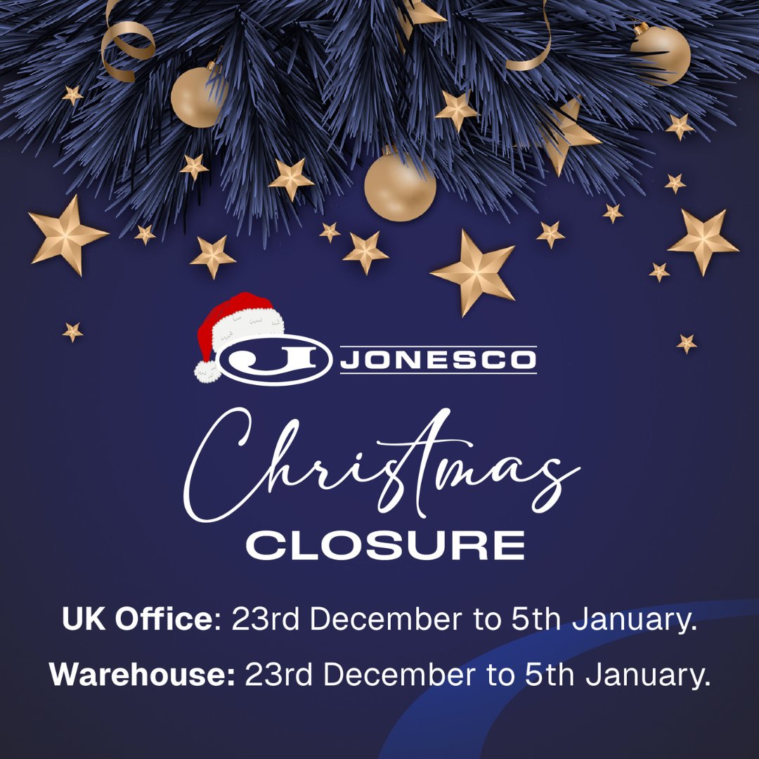 Our offices &amp; warehouse will be 𝗰𝗹𝗼𝘀𝗲𝗱 𝗳𝗿𝗼𝗺 𝟭𝟮 𝗻𝗼𝗼𝗻 𝗼𝗻 𝟮𝟯𝗿𝗱 𝗗𝗲𝗰 𝘁𝗼 𝟱𝘁𝗵 𝗝𝗮𝗻 𝟮𝟬𝟮𝟲 for the Christmas break.

Please send any requests in advance so we can assist before we close. We wish you a wonderful festive season! 🎁✨