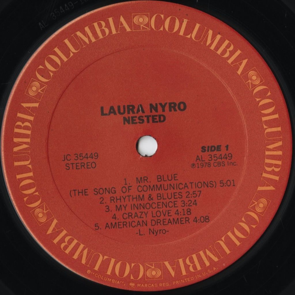 Laura Nyro / ローラ・ニーロ / Nested (JC 35449) 】インティメイトな