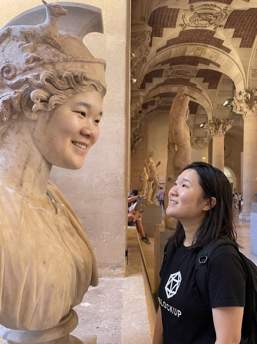 You may fascinate a woman by showing her a statue