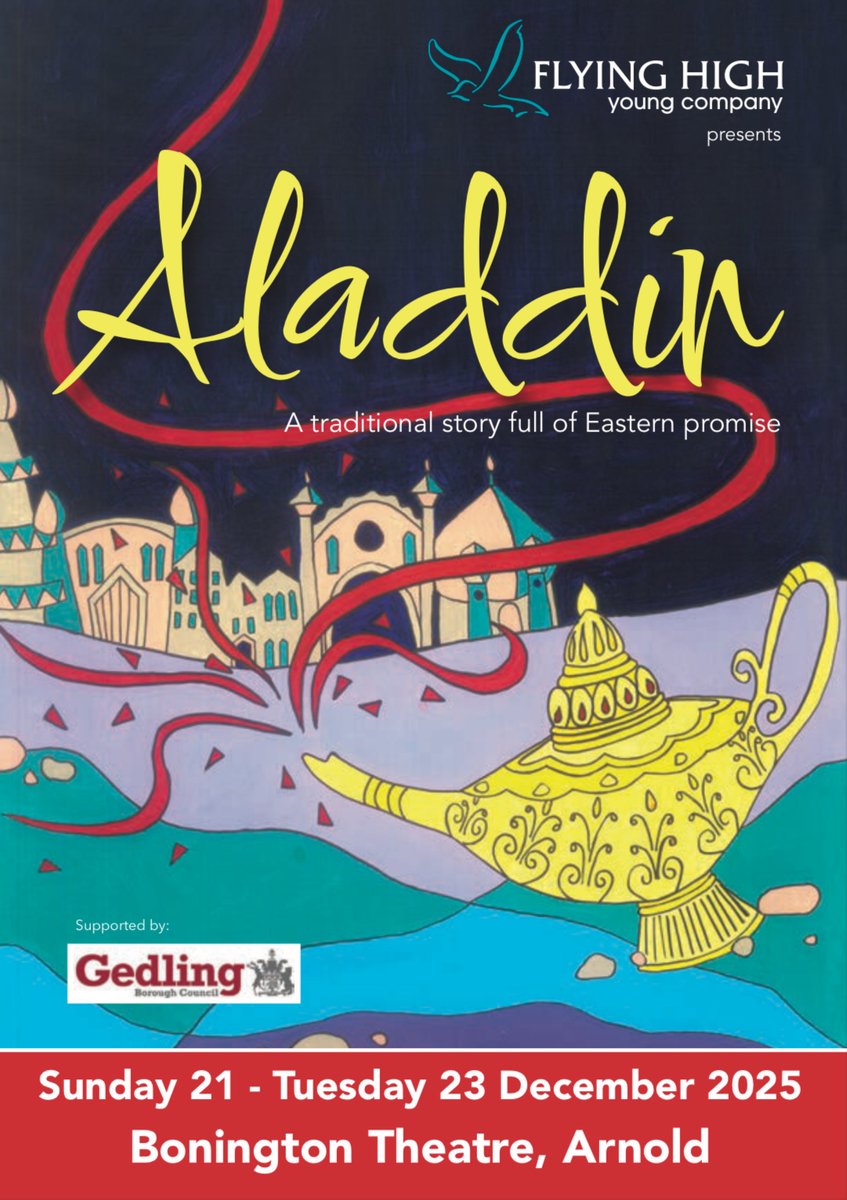 FlyingHighCIC's tweet image. ✨ We’ve got a few FREE children’s tickets left for Aladdin! If you’d like some, email info@flying-high.co.uk 🧞‍♂️💫

#Aladdin #FlyingHigh #FreeTickets