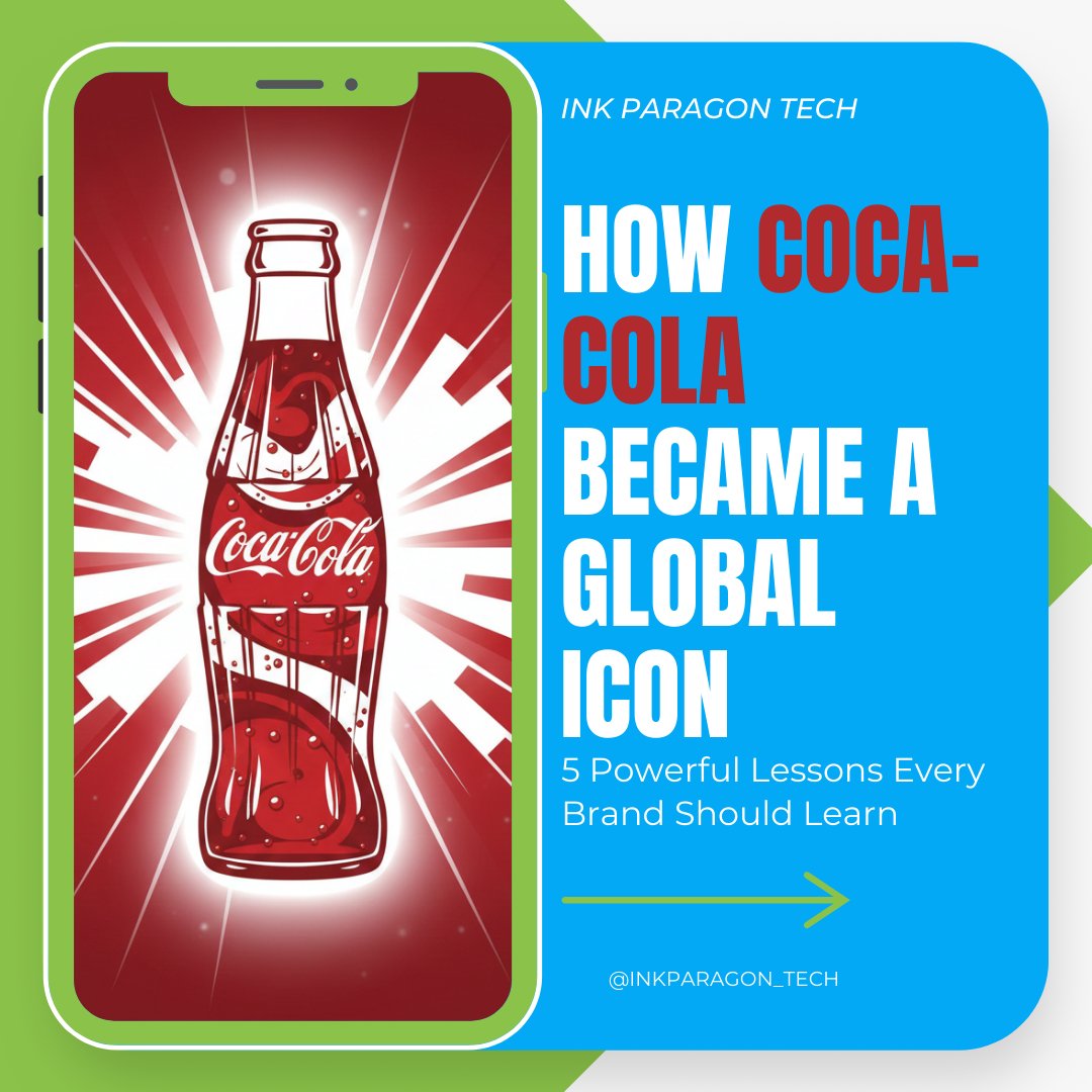 inkparagon_tech's tweet photo. How Coca-Cola Became a Household Name.

5 Branding Lessons You Can Apply Today

Most people think Coca-Cola became a global icon because of marketing budget.

But that’s not the real story.

Coke won because they understood one truth long before everyone else: https://t.co/yLv2heZU3l