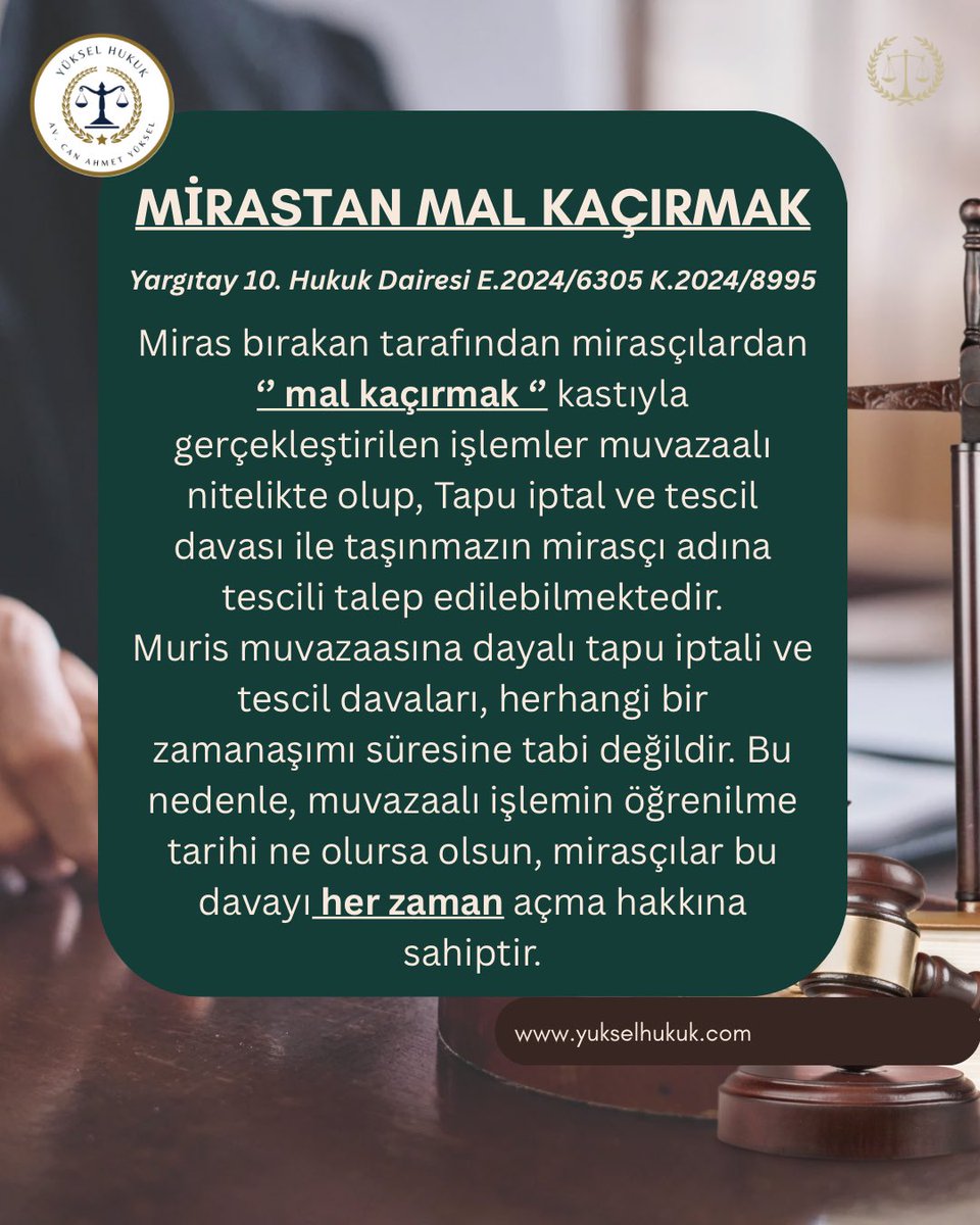 yukselhukukk's tweet photo. ‘’Yargıtay 10.Hukuk Dairesi E.2024/6305 K.2024/8995’‘

#hukuk #emsal #karar #yargıtaykarları #avukat #icra #borç #muvazaa #murismuvazaası #mirastaksim #tenkis #reddimiras #tereke #tazminat #yükselhukuk #yukselhukuk #yükselhukukdanismanlik https://t.co/CgYkbT784R