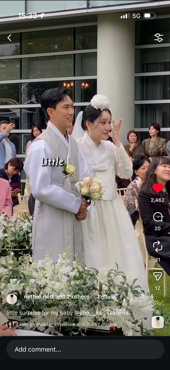 ติ่ง T-Pop อย่างฉันคอมพลีทมากกกก😭✨
พี่จีโฮ X.I.S (Kamikaze)
แต่งงานกับพี่เน็ท Candy Mafia 👫

ยินดีกับพวกเค้ามากๆๆๆ