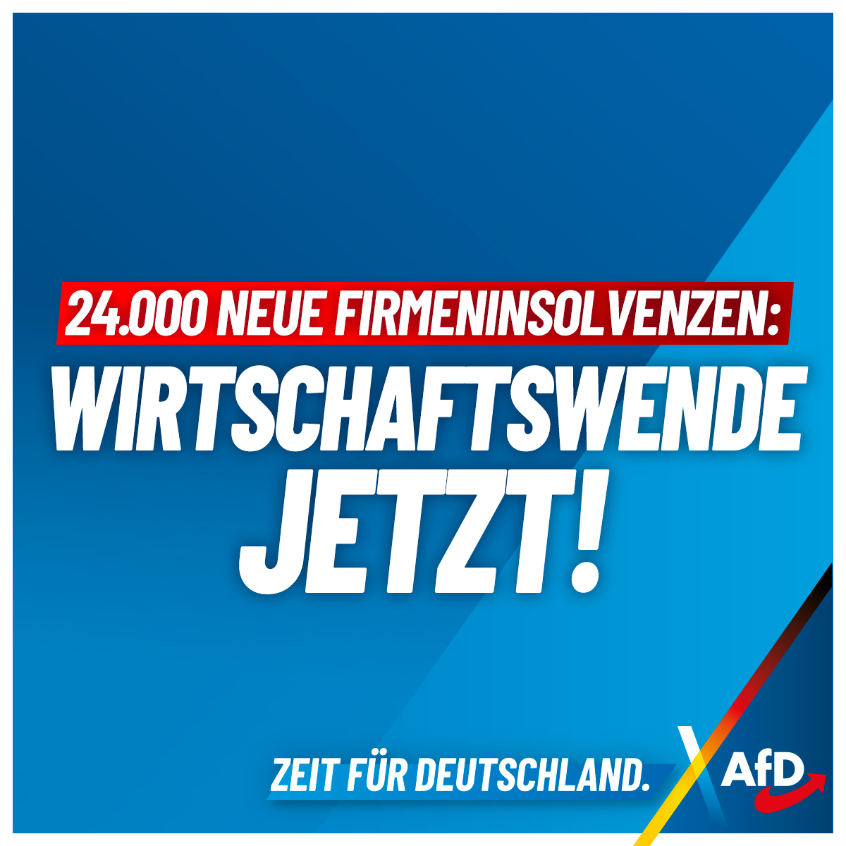 +++ 24.000 neue Firmeninsolvenzen: Wirtschaftswende jetzt! +++

Ein neuer Tiefpunkt für den deutschen Mittelstand: Prognosen zeigen für 2025 fast 24.000 Unternehmensinsolvenzen – der höchste Stand seit 2014! Besonders kleine und mittlere Betriebe stehen durch ausufernde