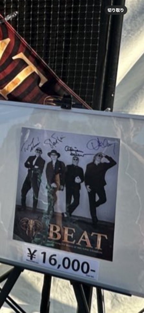 toolのサイン入りポスターが6万と話題ですが、同じダニーケアリーの