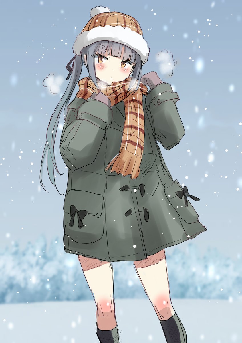 雪の日の霞ちゃん 