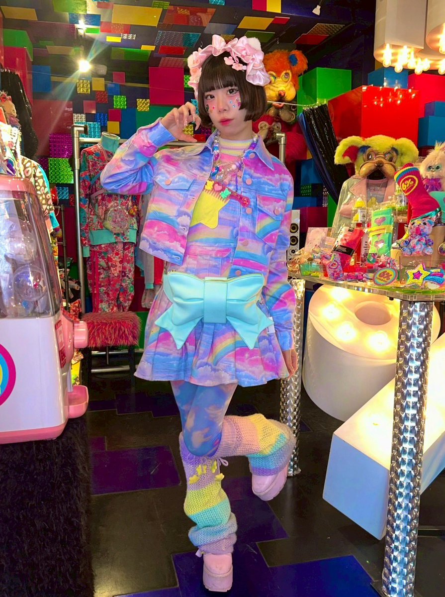 💜💗My violet💗💜 パステルカラー全開で胸もとの星ポケットが 目を