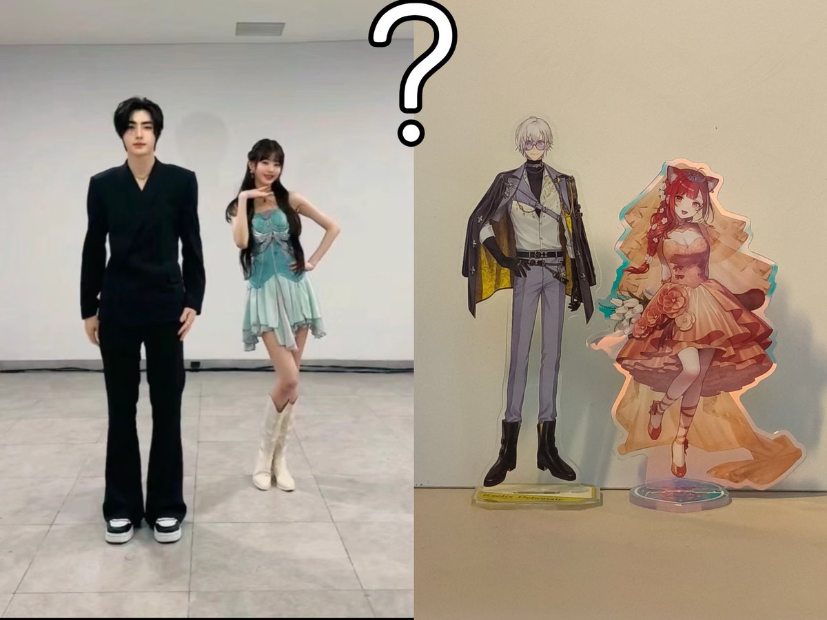 K_Rs_e's tweet photo. I showed my friend my favorite standees then she sent me the picture on the left wth I can't breathe https://t.co/ixpJYnJwsK