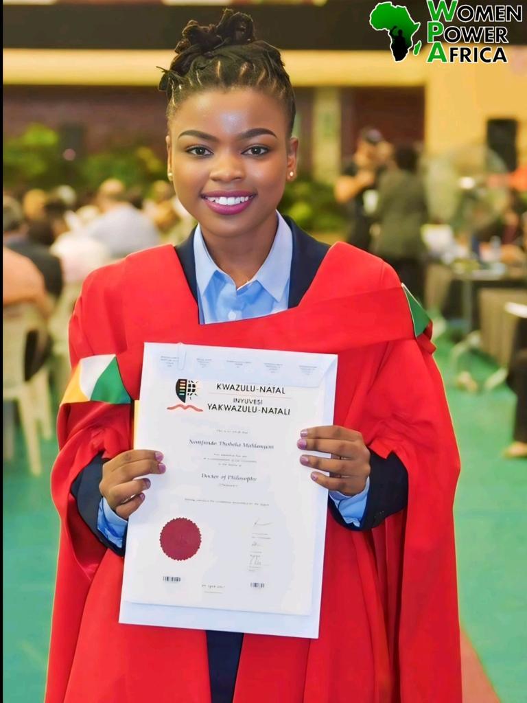 ISephara's tweet image. Meet 28 year old Dr Nomfundo Mahlangeni who grew up in a deep rural area in Ndwedwe, KZN. Her mother lived off social grants after her father passed away at a young age. At times she would not afford to carry lunch yet would walk long distances to school daily. Against all odds,…