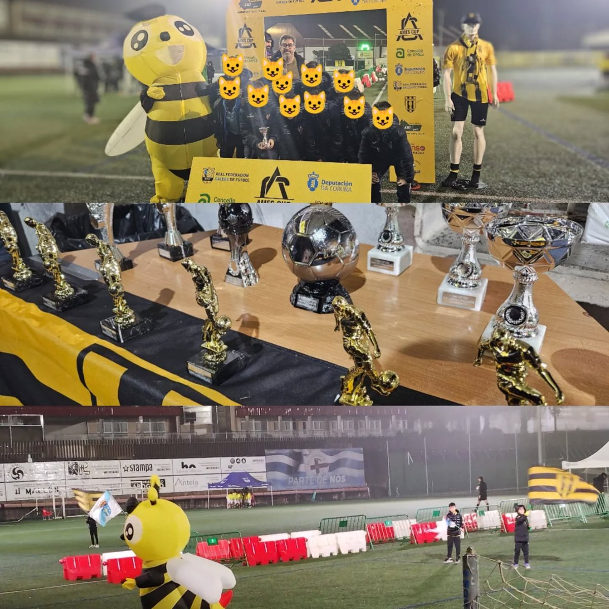 AlexEspinosaGZ's tweet image. Onte asistindo, baixo unha "leve" choiva, á X Ames Cup.

Parabéns ao @bertamirans_fc pola magnífica organización e sobre todo aos e ás futbolistas, que non se arredaron co vento e achoiva 💪