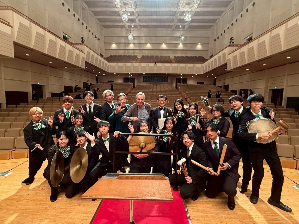 洗足学園音楽大学打楽器コース tweet media