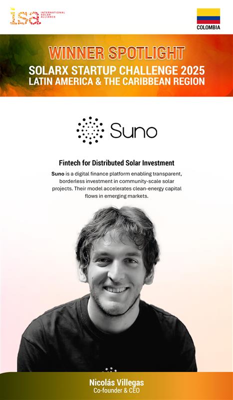 #WinnersSpotlight 🏆

<a href="/suno_finance/">Suno</a>  is opening new pathways for financing mid-scale solar farms through digital innovation.

Its investment platform connects global investors with high-impact solar projects, bringing transparency, accessibility, and cross-border participation
