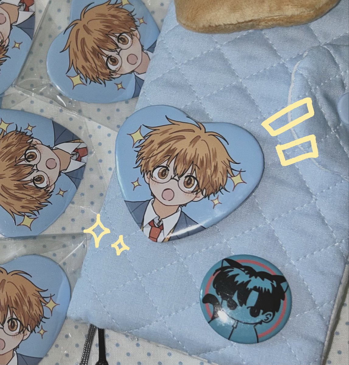 #RT 배송비받는 상호 핀버튼 나눔🩵

이미지가 아주 살짝 미렸어요💦 10분 당발!
우편배송 선택도 가능합니다!!