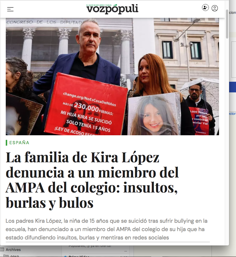 🛑Mañana a juicio🛑
Por fin, daremos un paso más en la búsqueda de justicia frente a una de las agresiones más crueles que hemos tenido que soportar desde la muerte de Kira. Después de dos años viendo cómo un miembro del AMPA del Manyanet Sant Andreu –marido además de una