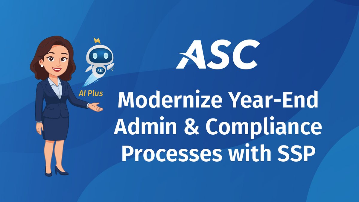 Year-End Crunch? Automate Your Way.
From census collection to compliance testing, SSP automates your entire year-end workflow. Save hours, reduce errors, and close the year with confidence. Automate your year-end now. Watch the video.
asc-net.com/admin-val-soft…