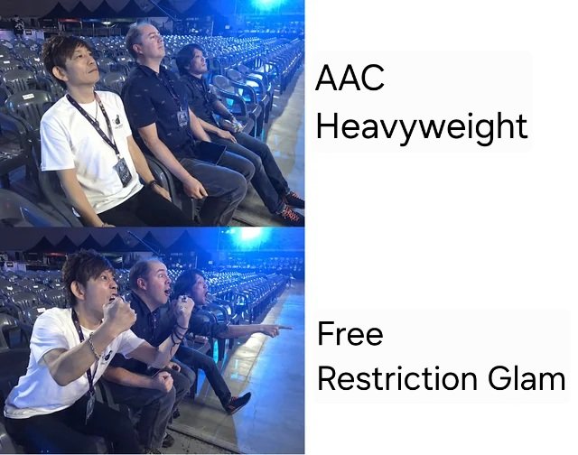 Ngl i hyped to both
But the free restriction glam is the biggest winner for me 😆