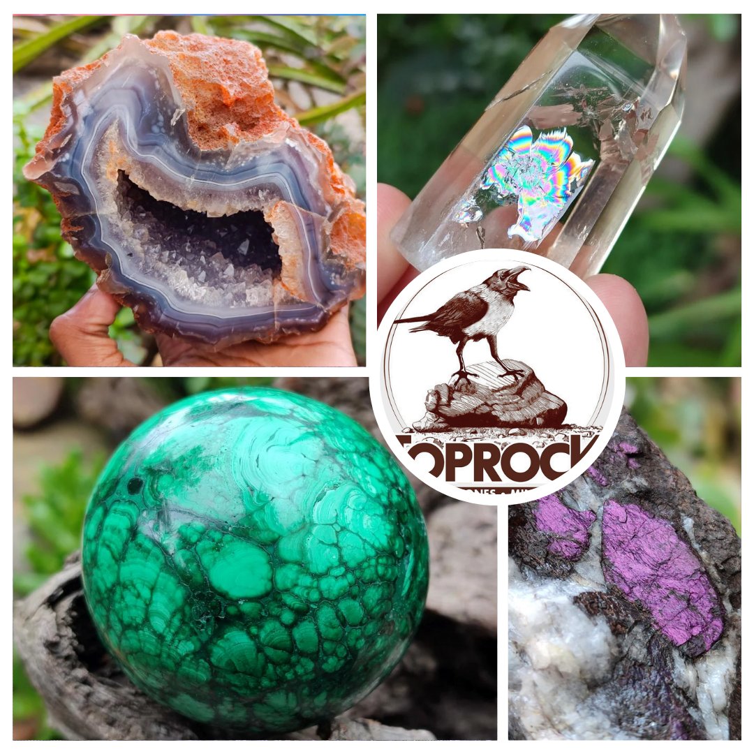 toprockgemsZA's tweet photo. From Banded Agates to Purpurite Specimens, we have it all for YOU to shop and enjoy from! Visit our website TODAY at https://t.co/Ip6xpL4Id9 to explore our vast supply of everything ROCKS ;) Happy Shopping!
#toprock #gemstones #minerals #wholesaler https://t.co/OJuy8AsnWj