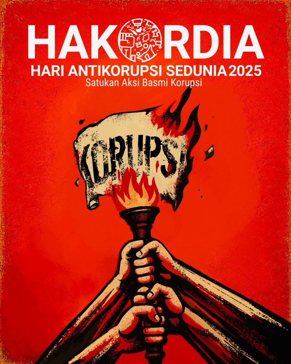 Satukan aksi, basmi korupsi!

Semangat persatuan adalah nyala yang tidak pernah padam untuk membersihkan negeri dari praktik yang merusak masa depan bangsa.

Momentum Hari Anti Korupsi Sedunia (HAKORDIA) 2025 adalah pengingat bahwa perjuangan melawan korupsi harus terus menyala.