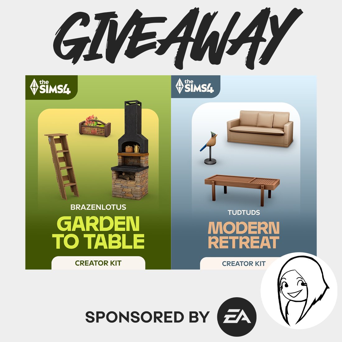 SybouletteCC's tweet image. 💥GIVEAWAY💥
Thanks to #EACreatorNetwork, I have a EA code for Garden to Table by @BrazenLotus &amp;amp; Modern Retreat by @TudTuds to give away!
To enter: 
▫️Like this tweet🤍
▫️Follow me!
▫️Comment which pack you'd like
▫️Retweet
I will pick one winner on Twitter &amp;amp; Insta on 16 dec✨