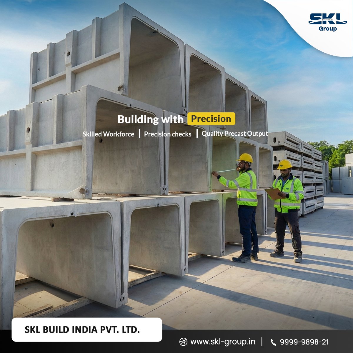 sklbuild's tweet photo. ✨ Skilled Workforce
✨ Precision Checks
✨ Quality Output
Transform your project today!

📞 +91 9999989821 | 🌐 https://t.co/JQzOdiAI7c

#PrecastConcrete #PrecisionConstruction #SKLBuildIndia #ModernConstruction #sklgroup #InfrastructureDevelopment https://t.co/NhczCZ0Zka