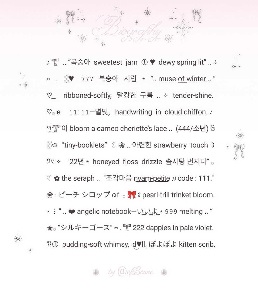 ⠀

⠀celebrate⠀special⠀birthday⠀:¨ ·.· ¨:⠀so
⠀i⠀bring⠀lots⠀of⠀cutesy⠀bio⠀`· . ⓘ⠀....
⠀♡⠀shower⠀<a href="/caxpture/">Sky.</a>⠀with⠀ur⠀wish!
⠀check⠀th⠀details⠀down⠀below,⠀xoxo.
⠀┈・┈・┈・┈・#zonauang⠀#zonaba

⠀