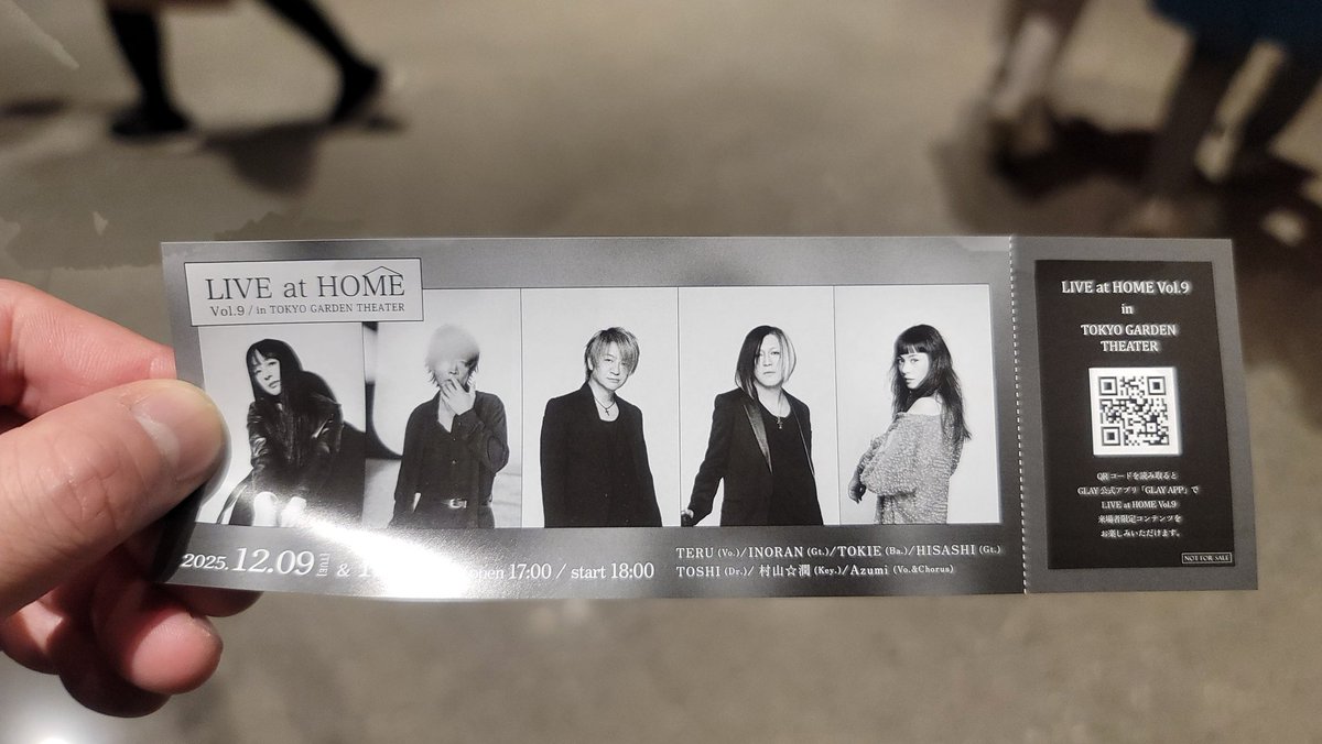 TERU☆ 本日の現場 GLAY TERU presents「LIVE at HOME vol.9」 in 東京(有明