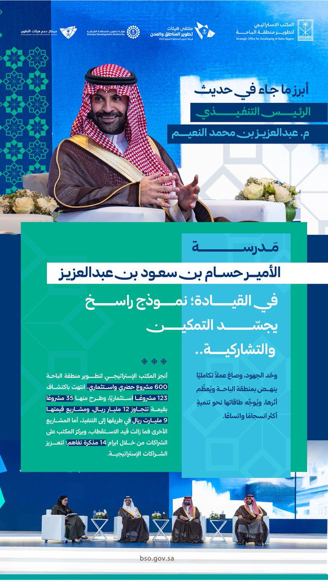 المكتب الاستراتيجي لتطوير منطقة الباحة tweet media