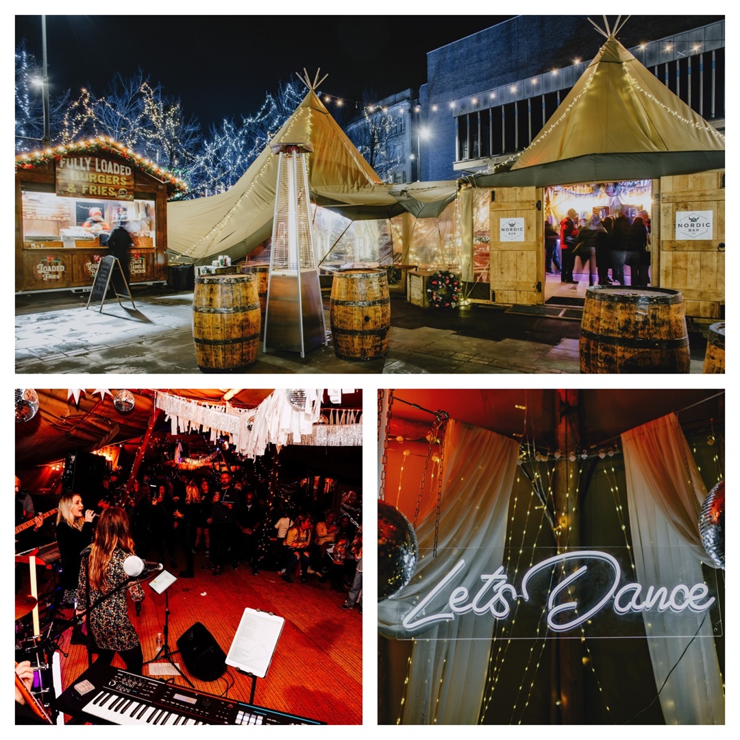 VisitDerby's tweet image. ❄️ Warm up at Derby’s Nordic Bar! Sip cocktails, mulled wine &amp;amp; hot chocolate in festive tipis with live music, quizzes &amp;amp; family fun!
Don’t miss out ⬇️
visitderby.co.uk/events/nordic-…
#DerbyUK #NordicBar #ChristmasInDerby #FestiveDrinks #LiveMusic #FamilyFun #VisitDerby #WinterVibes
