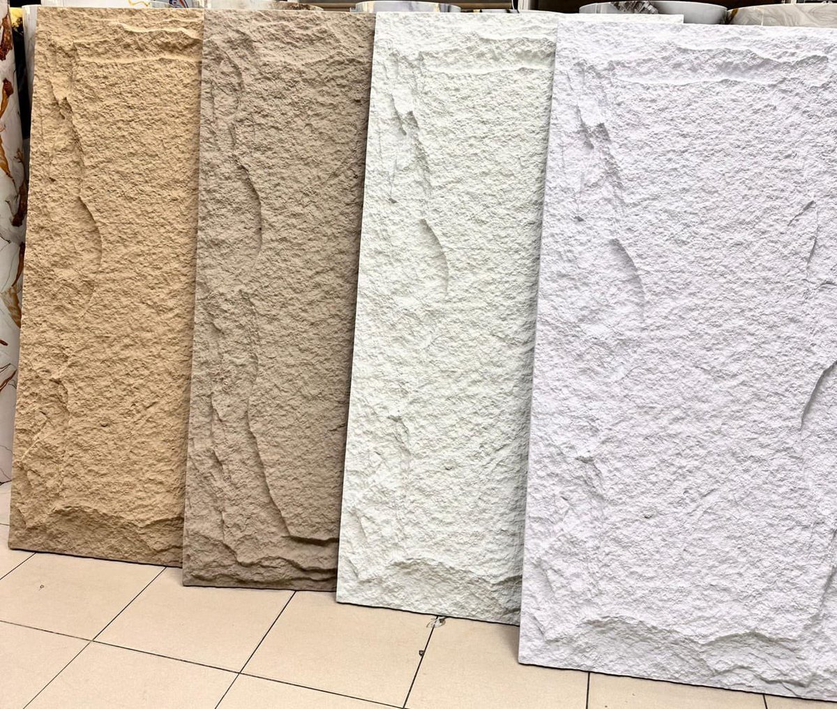 floorabuja's tweet photo. PU stone veneer panels used for interior and exterior wall Cladding.

They are light weight, easy to install, waterproof, windproof, non-fadidng and more.
The size is 

1.2 meters x 0.6mexters 

Your wall and floor is our priority👍

08112176799

 #WallDecor #InteriorDesign #Home https://t.co/0MVr6CSHeU