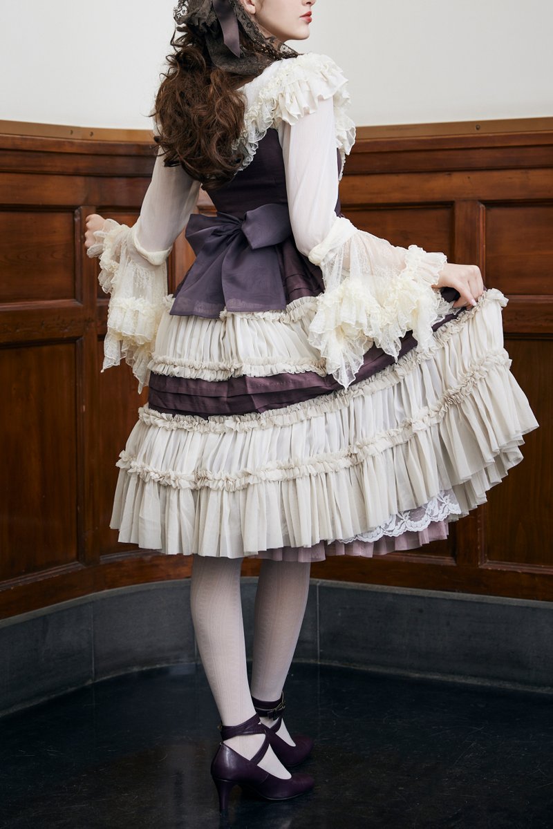 【ジュリエットエジュスティーヌ】ティアードドレス Juliette et Justine ジュリエットエジュスティーヌ ドレス