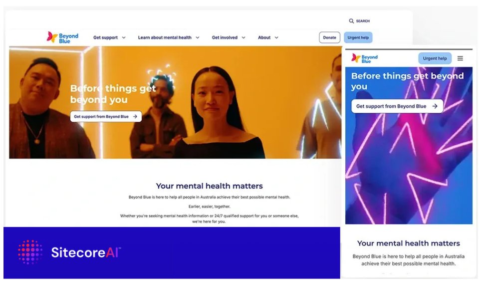 🏆 Beyond Blue + #SitecoreAI = Impact!
✅ 40% more people reached for mental health support
✅ 50% boost in engagement
✅ 35% rise in new visitors
✅ 6x faster page loads
👉 sitecore.com/solutions/cust…
#AgenticStudio #DigitalExperience #AIFirstEra #CustomerEngagement