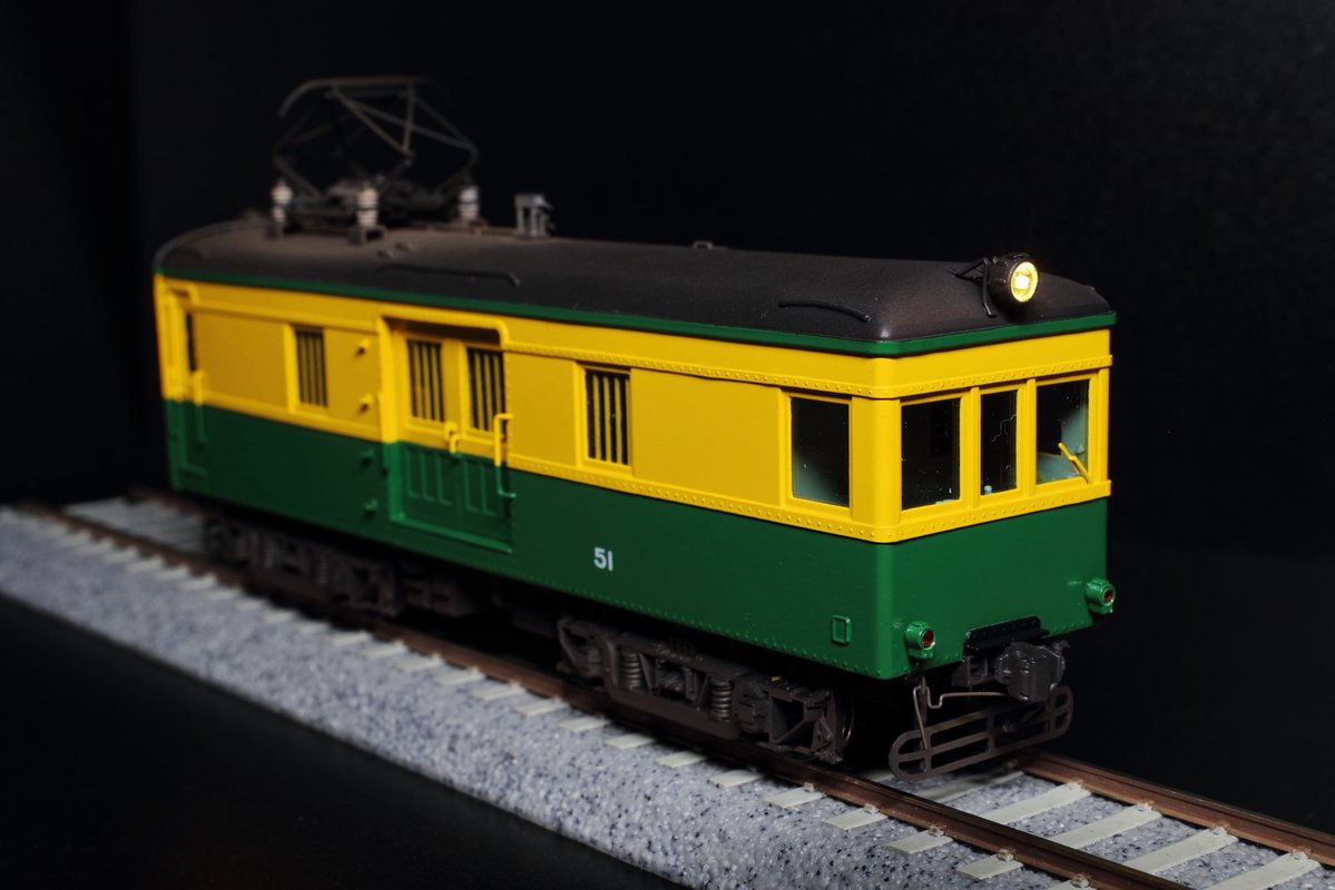 完成報告】新潟交通モワ51形。フクシマ模型のキットを組み立て。前作