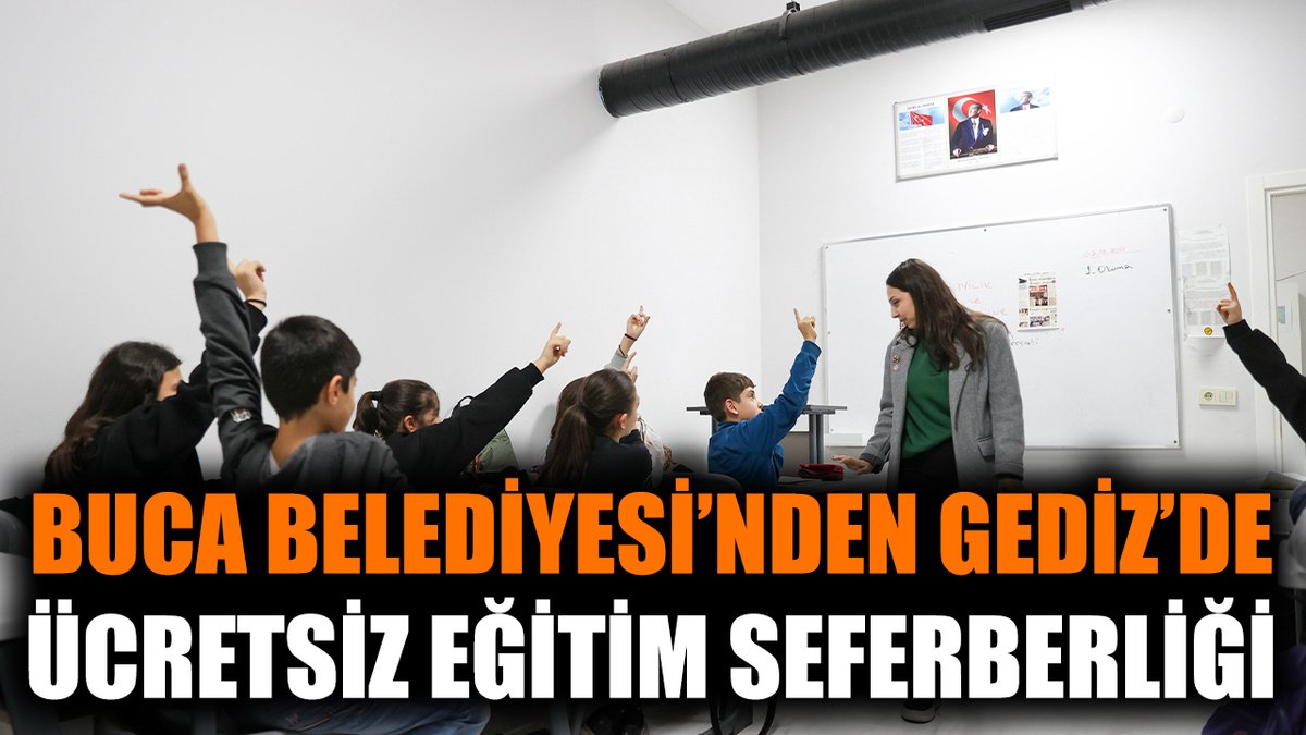 Buca Belediyesi’nden Gediz’de ücretsiz eğitim seferberliği izmirkenthaber.com.tr/buca-belediyes… 
<a href="/BucaBld/">Buca Belediyesi</a>