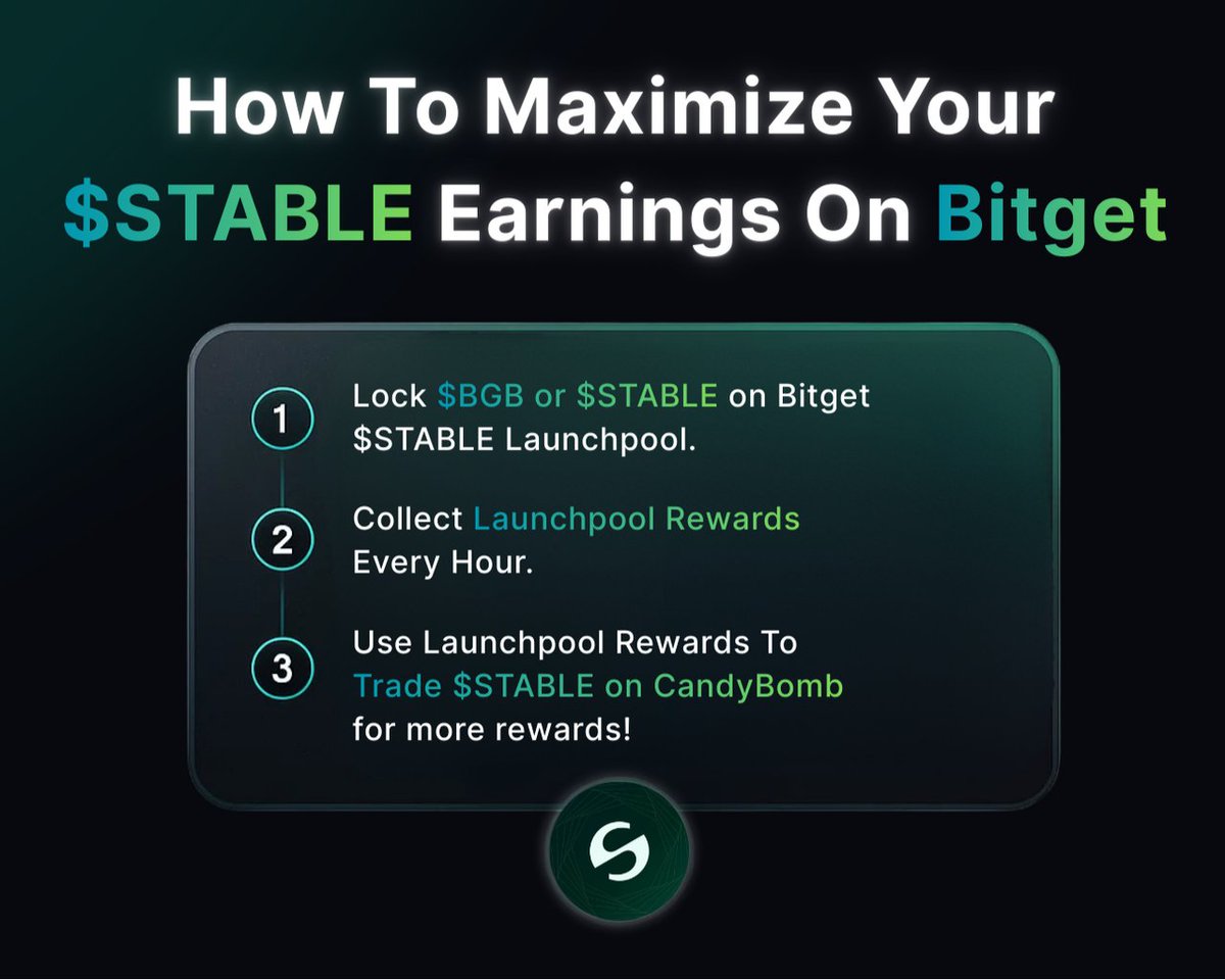 Launchpool farmers, check CandyBomb! You can use rewards to trade 👀 spot/futures to unlock more share. It’s a flywheel effect for your portfolio. #USDTxStableListBitget