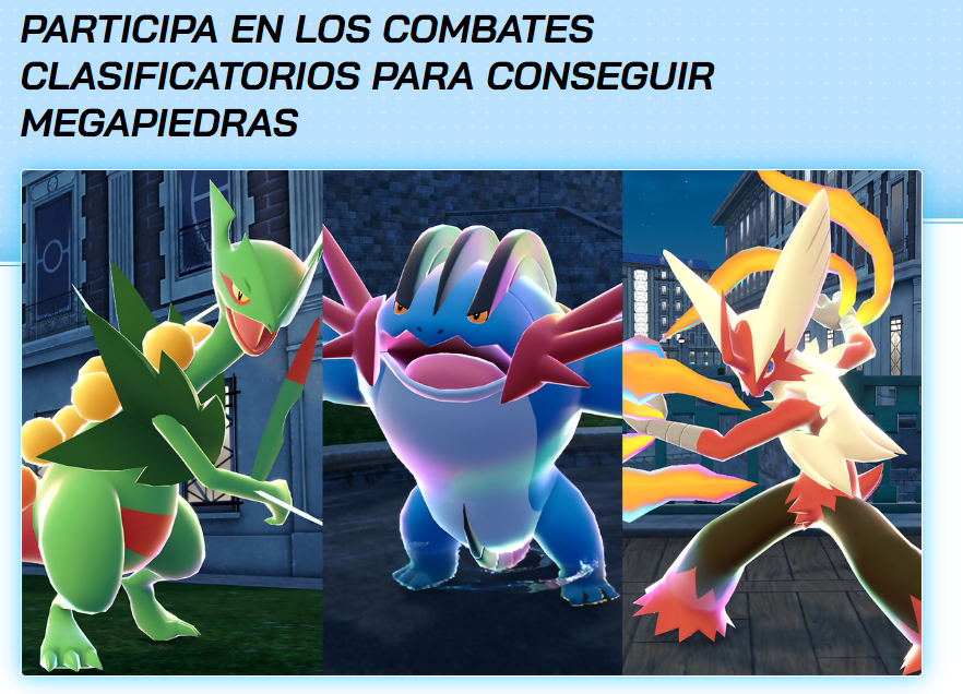 Confirmados que estos 3 monstrencos se obtendrán participando en los combates clasificatorios, exactamente igual que ocurrió con Grepinga, Megan Delphox y Castañas locas.

Hasta 2026 nada porque primero será Baxcalibur y aún estamos en la temporada de Chesnaught