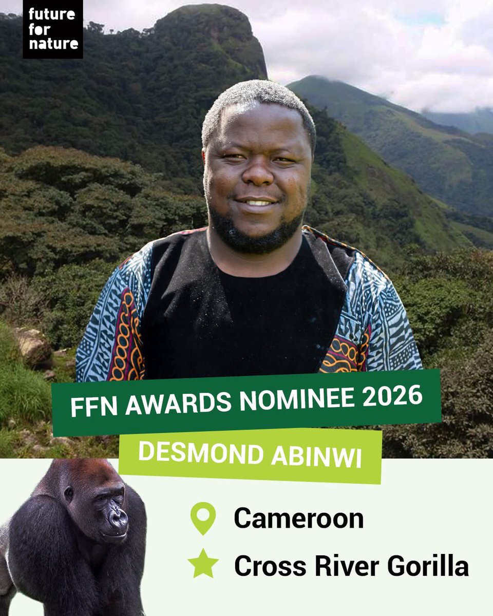 dfontoh's tweet photo. We are Honored. This is a major win. Congrats to all the nominees.
@Futurefornature @Nature @#change #transformation #Service #Future https://t.co/NLcnatbCOx
