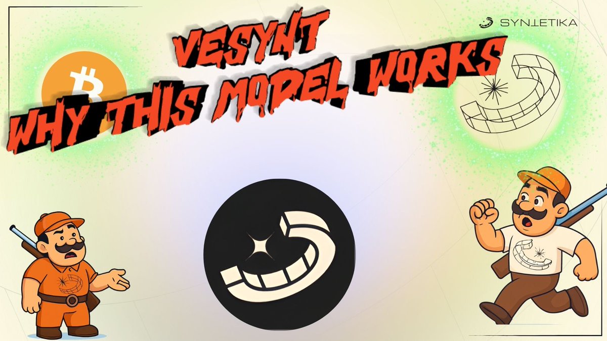 veSYNT: Why This Model Works <a href="/Syntetika/">SYNTETIKA (BTCFi+)</a> 

1/ veSYNT borrows from designs like Curve’s veCRV and Aerodrome’s veAERO but adapts them for the Bitcoin yield economy.

Why does this model still outperform alternatives?
Because it aligns four incentives perfectly:
users, builders,