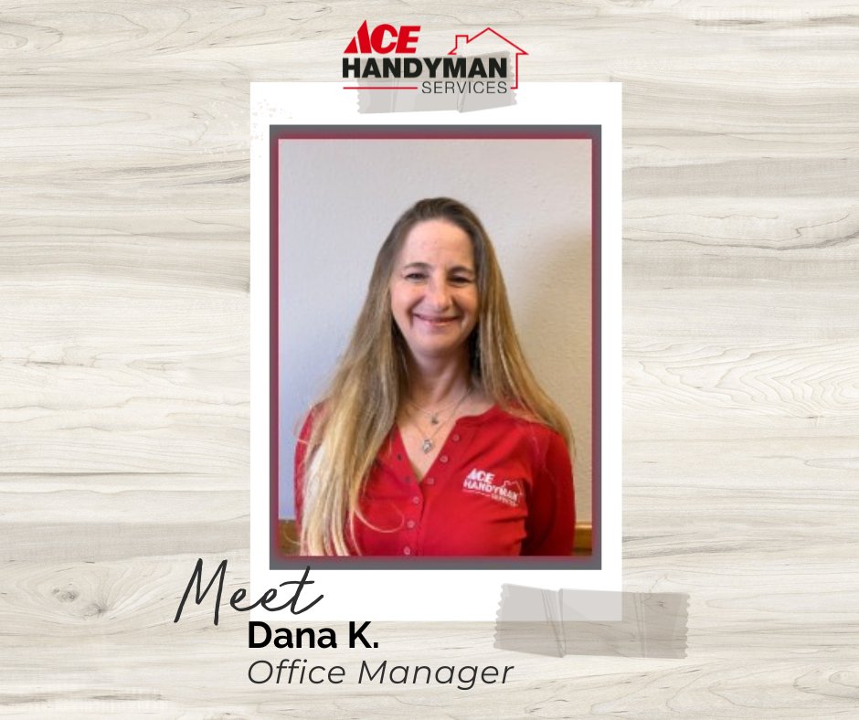 AHSMetroDenver's tweet photo. Dana has been an integral part of the Ace Handyman Services office team since 2017. As the backbone of our operations, she oversees the entire customer scheduling process, ensures top-notch customer service, and handles the operational needs of the business. Dana’s dedication... https://t.co/sBf9Qqlvgc