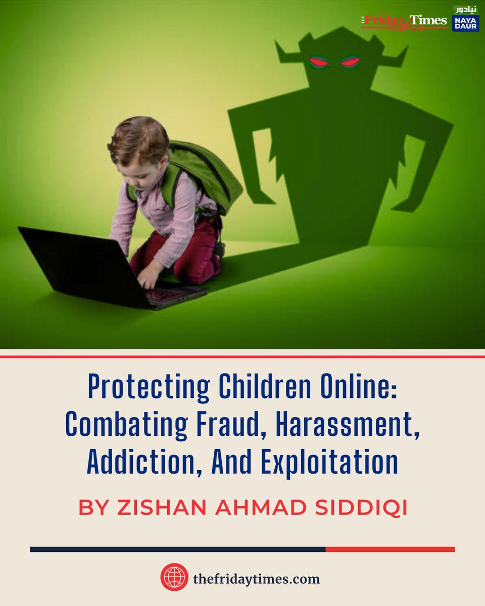 TFT_'s tweet photo. Protecting kids online requires shifting focus from blaming victims to dismantling criminal networks and enforcing robust safeguards. 
By Zishan Ahmad Siddiqi
@ZishanSiddiqi

Read more: https://t.co/bmZQIolnub

#OnlineSafety #childsafety #cyberbullying #digitaladdiction #data https://t.co/K8WzJzAG4b