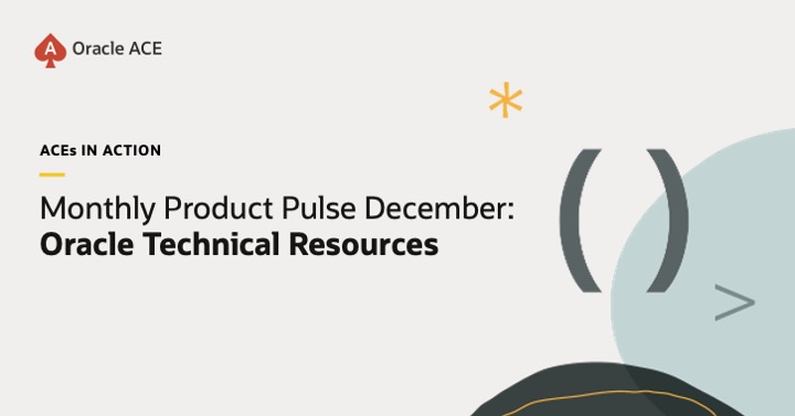 oracleace's tweet image. 🚀 The December #Oracle Product Pulse is here!
Discover Node.js AQ in Thin mode, AI-powered integrations with n8n, new security &amp;amp; AI features in Autonomous AI DB, .NET 10 updates, and the latest #MySQL how-tos.
Stay up to date with innovation, best practices &amp;amp; events!
👉…