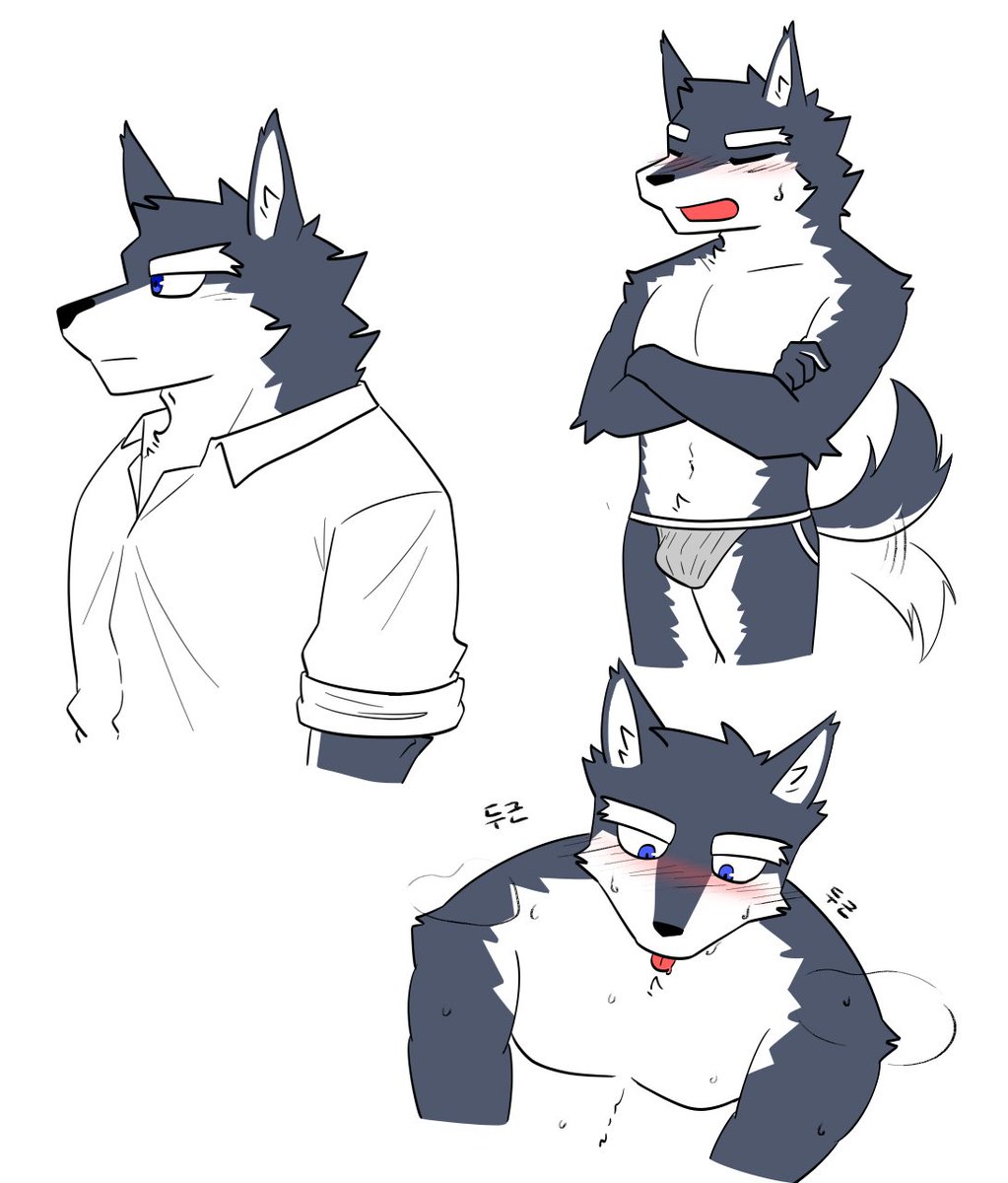 #今年も残りわずかなので今年一番伸びた絵を貼る
또 견이입니다 감사합니다